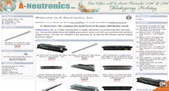 Desktop Screenshot of a-neutronics.com