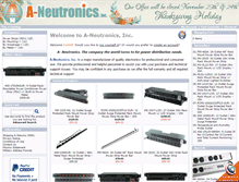Tablet Screenshot of a-neutronics.com